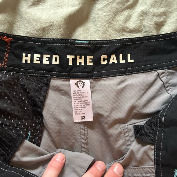 Howler Brothers shorts (grey sz 33) - Picture 2 of 3